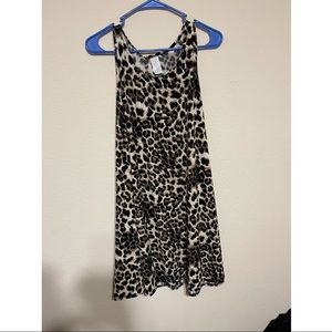 Leopard Print Tank Dress